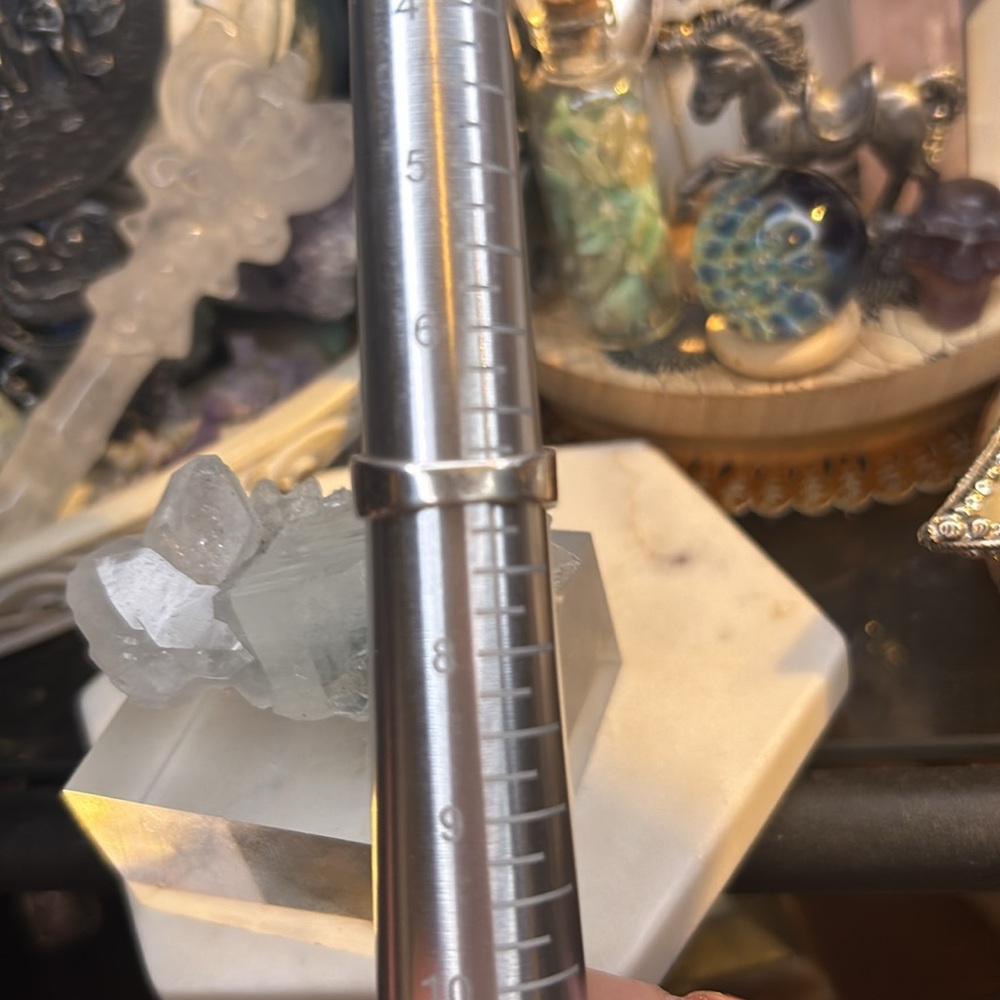 Watermelon Tourmaline Slice Ring - image 2